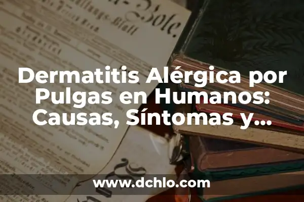 Significado Etimológico de Derechos Humanos 5 Dermatitis Alérgica por Pulgas en Humanos: Causas, Síntomas y Tratamientos