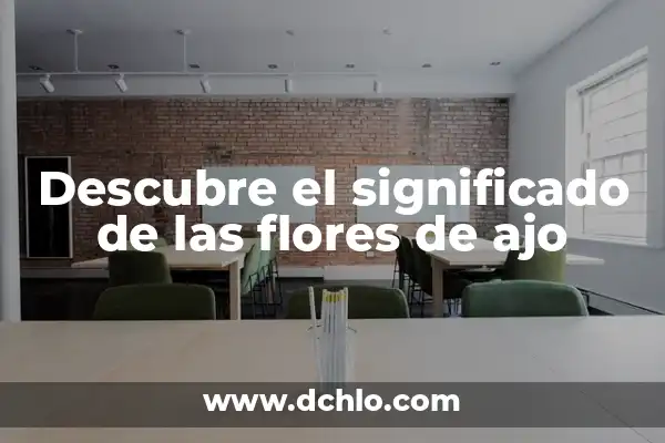 Como Hacer Ajo Blanco Andaluz 7 Descubre el significado de las flores de ajo