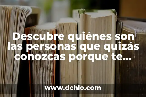 ¿Quiénes son las personas que miran en la segunda ITV? 7 Descubre quiénes son las personas que quizás conozcas porque te han buscado