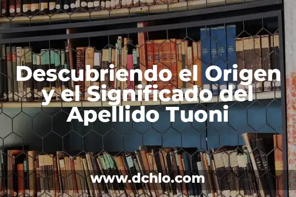 Significado Apellido De La Cruz 8 Descubriendo el Origen y el Significado del Apellido Tuoni