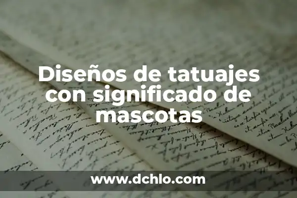 Significado de Sol, Luna y Estrellas: Símbolos Celestes 8 Diseños de tatuajes con significado de mascotas