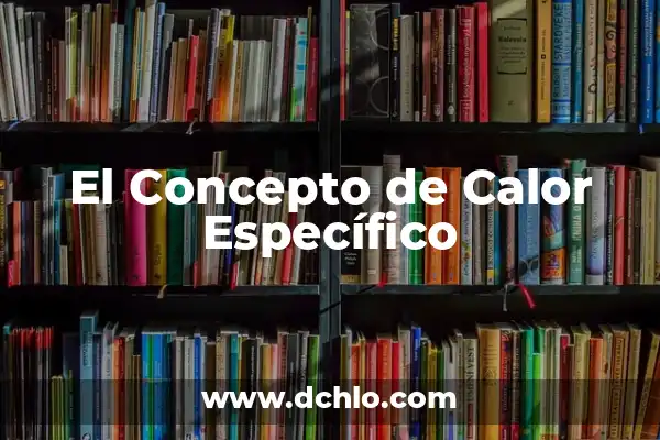 Golpe de calor - Concepto y significado 8 El Concepto de Calor Específico