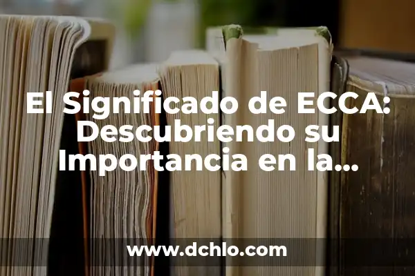El significado de staccato: Entendiendo su importancia en la música 7 El Significado de ECCA: Descubriendo su Importancia en la Música