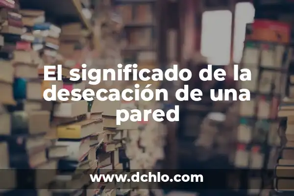 Cómo hacer un jardín en la pared 7 El significado de la desecación de una pared