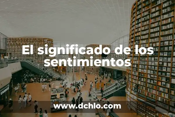 Sentimientos y Sus Múltiples Facetas 8 El significado de los sentimientos