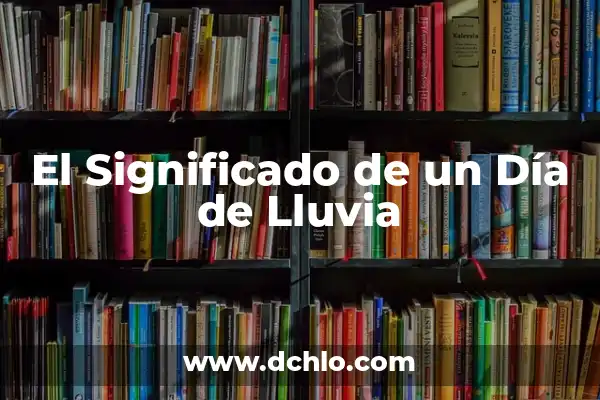 Tatuajes de Paraguas con Lluvia: Un Simbolismo Profundo 3 El Significado de un Día de Lluvia