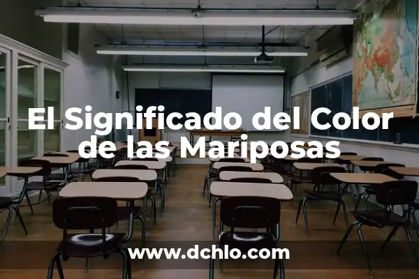 Tipos de Mariposas y su Significado: Guía Completa 8 El Significado del Color de las Mariposas