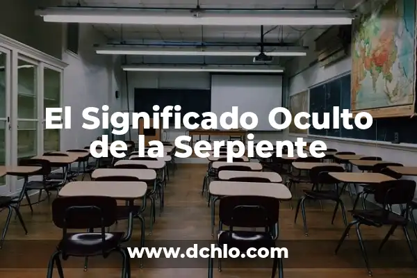 La Serpiente es Vertebrado o Invertebrado: Descubre la Verdad 3 El Significado Oculto de la Serpiente