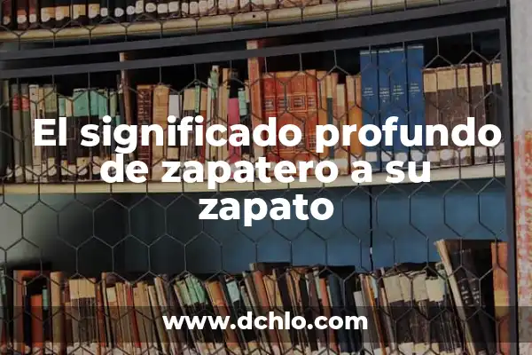 como hacer pulseras con cintas de zapatos 5 El significado profundo de zapatero a su zapato