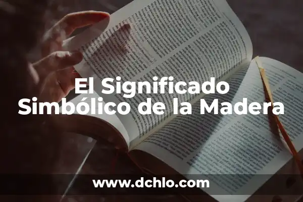 Cómo hacer una media luna de madera 4 El Significado Simbólico de la Madera