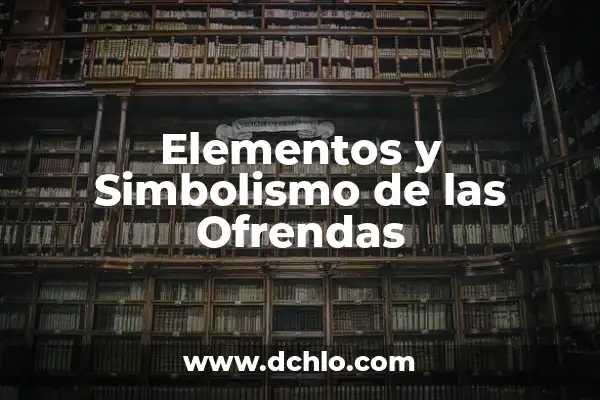El Simbolismo de Metatron 8 Elementos y Simbolismo de las Ofrendas