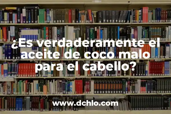 Como Hacer Pollo al Coco 8 ¿Es verdaderamente el aceite de coco malo para el cabello?
