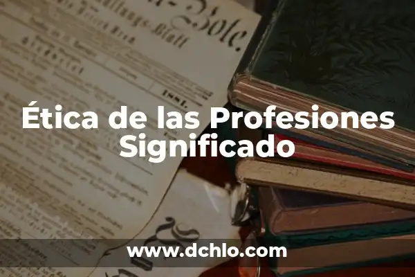 Cómo hacer trabajos con palitos de helado 7 Ética de las Profesiones Significado