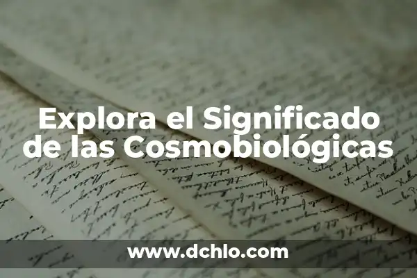 Explora los Diferentes Tipos de Anime y su Significado 6 Explora el Significado de las Cosmobiológicas