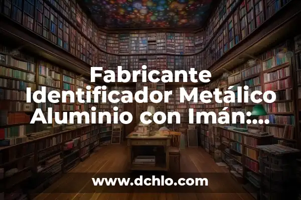 Cascos de Aluminio de Colores: Más que un Accesorio 5 Fabricante Identificador Metálico Aluminio con Imán: Todo lo que Necesita Saber