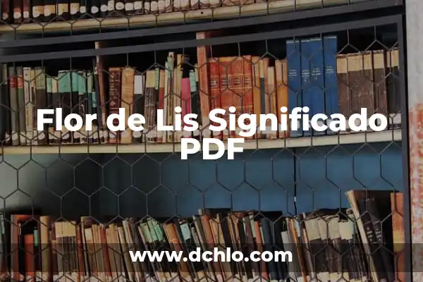 El Significado de los Tatuajes de Flor de Lis 6 Flor de Lis Significado PDF