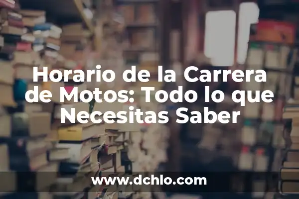 Ruth Isla de las Tentaciones Instagram: Descubre su Vida y Carrera 3 Horario de la Carrera de Motos: Todo lo que Necesitas Saber