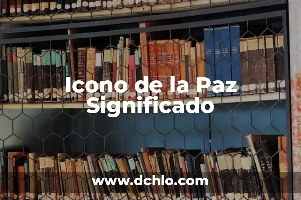Cuautitlán de García Barragán Significado 8 Icono de la Paz Significado