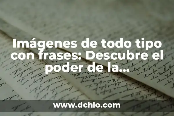 El Poder del Perdón 4 Imágenes de todo tipo con frases: Descubre el poder de la comunicación visual