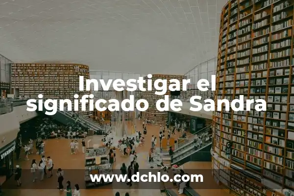 ¿Quién es la novia de Sandra Barneda? 3 Investigar el significado de Sandra