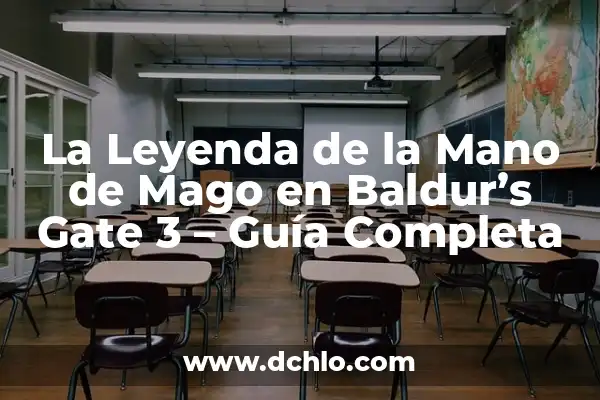 Baldur's Gate 3: El Misterioso Templo de Shar 8 La Leyenda de la Mano de Mago en Baldur’s Gate 3 – Guía Completa
