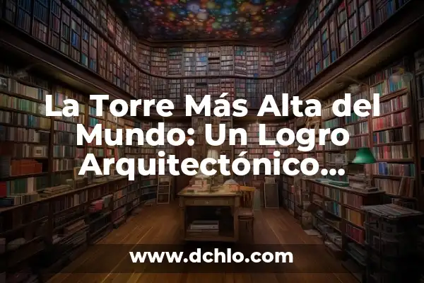 Los 20 Coches con Más Kilómetros del Mundo: Un Registro Impresionante 6 La Torre Más Alta del Mundo: Un Logro Arquitectónico Impresionante