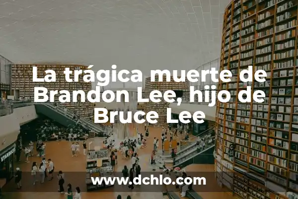 Los Toreros Muertos Mi Aguita Amarilla: La Trágica Historia Detrás de la Fiesta 8 La trágica muerte de Brandon Lee, hijo de Bruce Lee