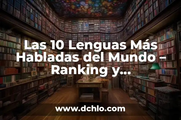 Significado de las Lenguas de Fuego 5 Las 10 Lenguas Más Habladas del Mundo – Ranking y Características