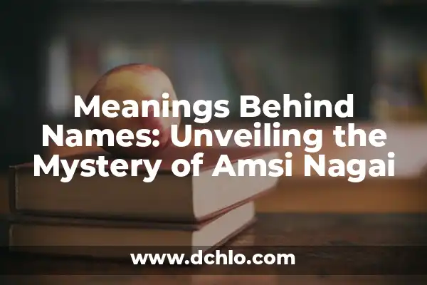 Exploring the Fascinating World of the Möbius Triangle 3 Meanings Behind Names: Unveiling the Mystery of Amsi Nagai