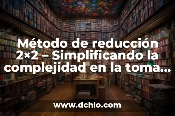 Significado de Spam: Entendiendo el Concepto 3 Método de reducción 2×2 – Simplificando la complejidad en la toma de decisiones