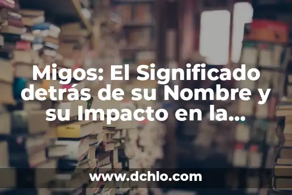 Biografía de MC Aese: Un Nombre Destacado en la Música Urbana 6 Migos: El Significado detrás de su Nombre y su Impacto en la Música Urbana