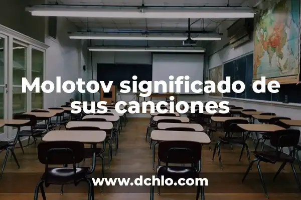 Metáforas con Robar de Significado: El Arte de la Apropiación Lírica 6 Molotov significado de sus canciones