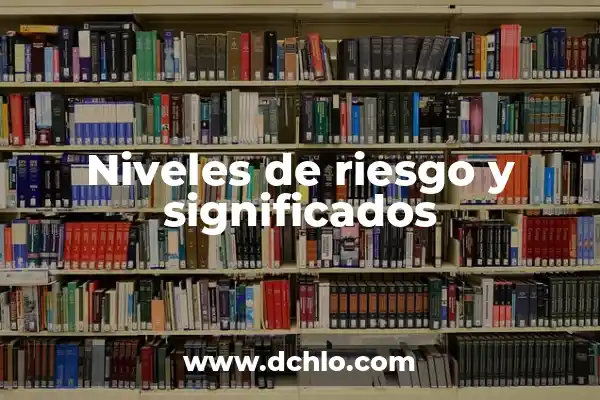 Aspectos de Logro Significativo en Preescolar: Una Guía Completa 3 Niveles de riesgo y significados