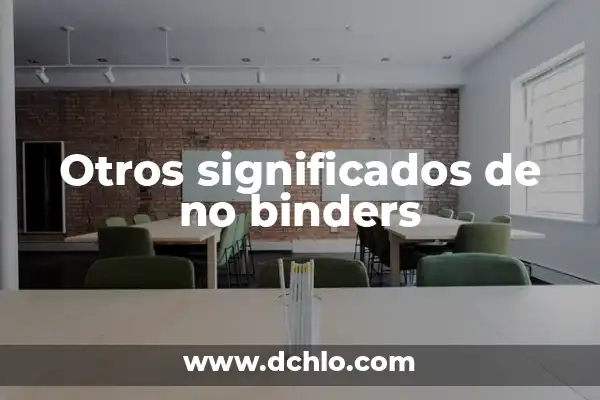 Cómo Quitar el Fondo a una Imagen en Photoshop y Otros Programas 4 Otros significados de no binders