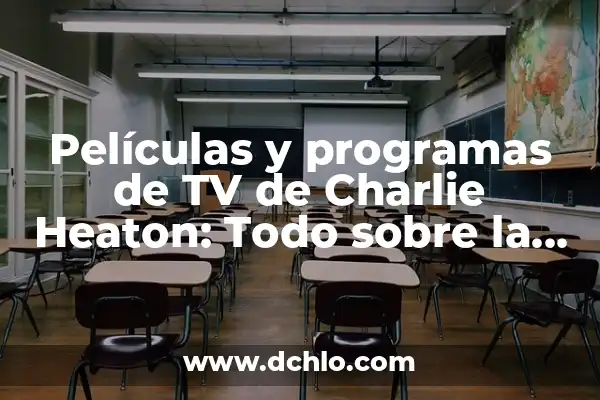 Películas y Programas de TV de Belinda Washington: Una Mirada a su Carrera 3 Películas y programas de TV de Charlie Heaton: Todo sobre la carrera del actor británico