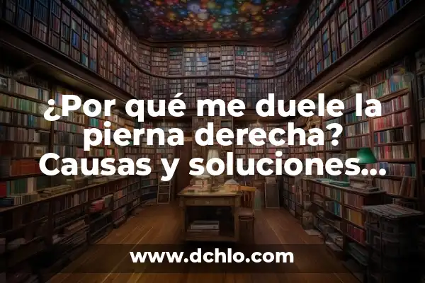 Significado de Socialismo en la Política 3 ¿Por qué me duele la pierna derecha? Causas y soluciones para el dolor en la pierna derecha