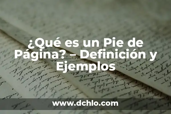 Cómo Poner una Página en Horizontal en Word: Guía Completa 7 ¿Qué es un Pie de Página? – Definición y Ejemplos