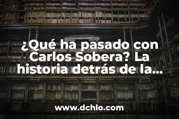 ¿Qué ha pasado con Álvaro Prieto? La verdad sobre su desaparición 8 ¿Qué ha pasado con Carlos Sobera? La historia detrás de la desaparición del presentador de TV