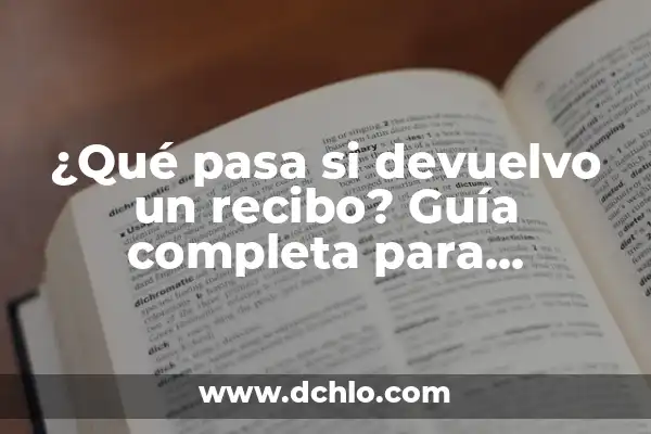 ¿Qué Pasa si Comes Comida Caducada? - Riesgos y Consecuencias 5 ¿Qué pasa si devuelvo un recibo? Guía completa para entender las consecuencias