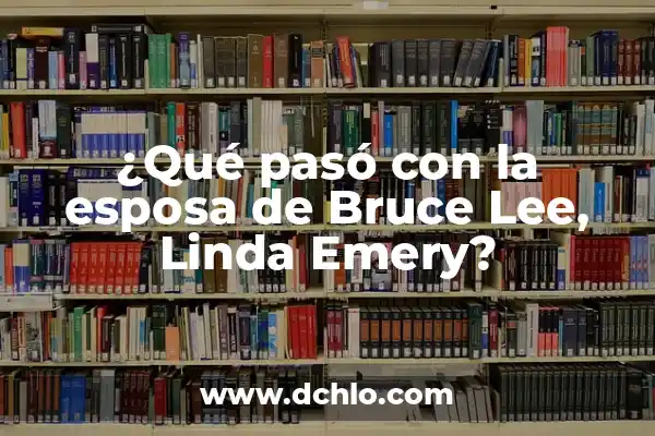 Los Toreros Muertos Mi Aguita Amarilla: La Trágica Historia Detrás de la Fiesta 7 ¿Qué pasó con la esposa de Bruce Lee, Linda Emery?