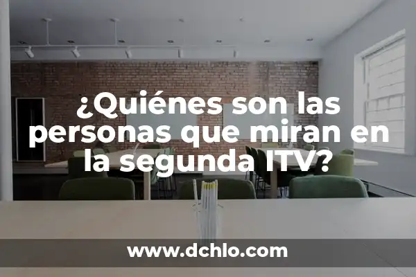 Descubre quiénes son las personas que quizás conozcas porque te han buscado 3 ¿Quiénes son las personas que miran en la segunda ITV?