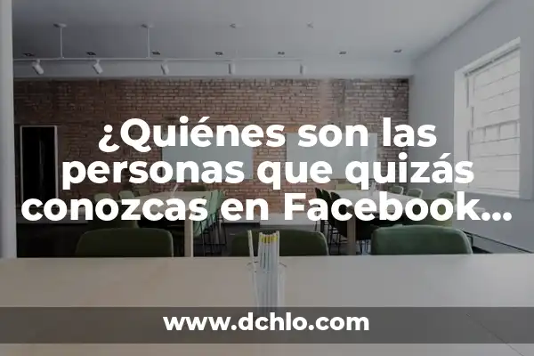 ¿Quiénes son las personas que miran en la segunda ITV? 3 ¿Quiénes son las personas que quizás conozcas en Facebook que miran tu perfil?