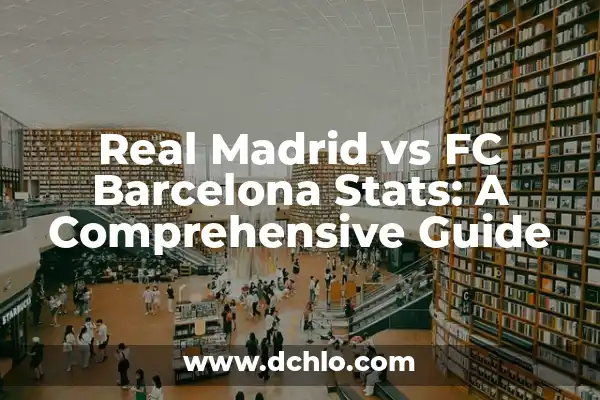 Real Madrid vs Barcelona Soccer Games: El Clásico Español 8 Real Madrid vs FC Barcelona Stats: A Comprehensive Guide