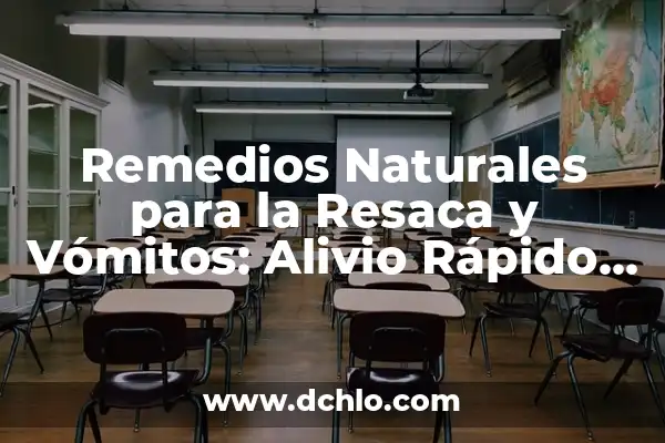 Ardor en la Vagina Remedios Naturales - Alivio Rápido y Seguro 8 Remedios Naturales para la Resaca y Vómitos: Alivio Rápido y Efectivo
