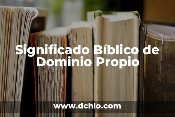 Cómo hacer mi propio tarot 7 Significado Bíblico de Dominio Propio
