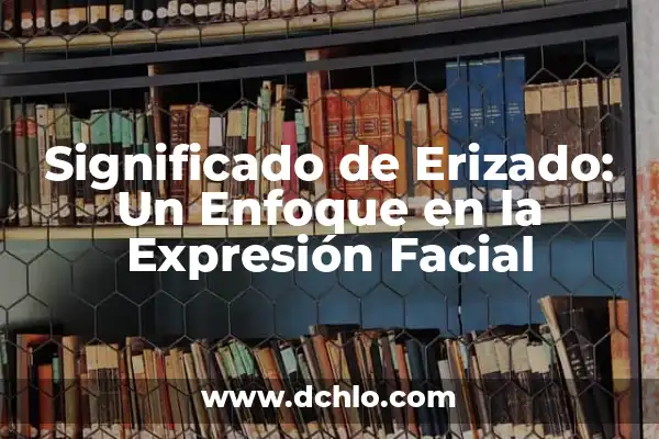 Significado de Fisonomía: Descubre el Arte de la Interpretación Facial 8 Significado de Erizado: Un Enfoque en la Expresión Facial
