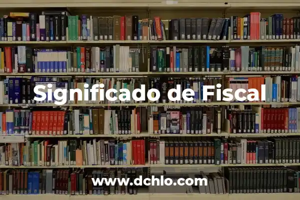 Significado de la NIF 3 Significado de Fiscal
