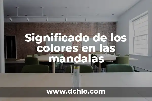 El Arte Sagrado de las Mandalas: Descubriendo su Profundo Significado 5 Significado de los colores en las mandalas