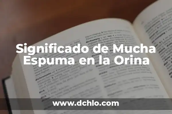 Beber Mucha Agua es Malo para los Riñones: Mitos y Verdades 5 Significado de Mucha Espuma en la Orina