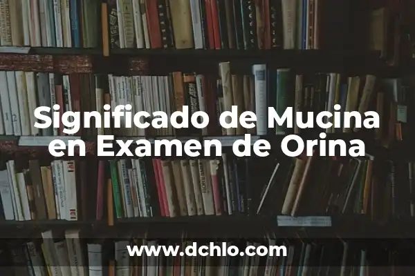 Reservar Derecho de Admisión: Un Concepto Esencial en la Gestión de Establecimientos 4 Significado de Mucina en Examen de Orina